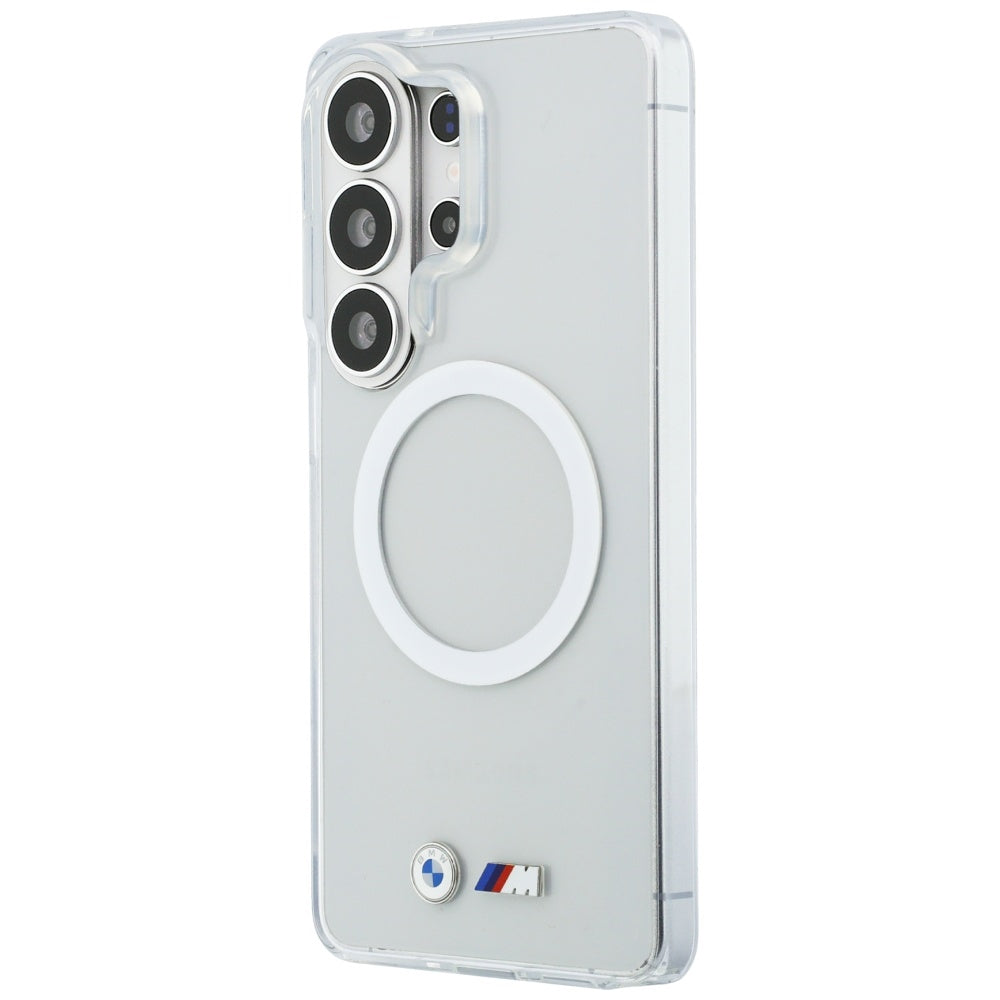 BMW IML smūgiams atsparus metalinis logotipas MagSafe Dėklas, skirtas Samsung Galaxy S26 Ultra - Transparent