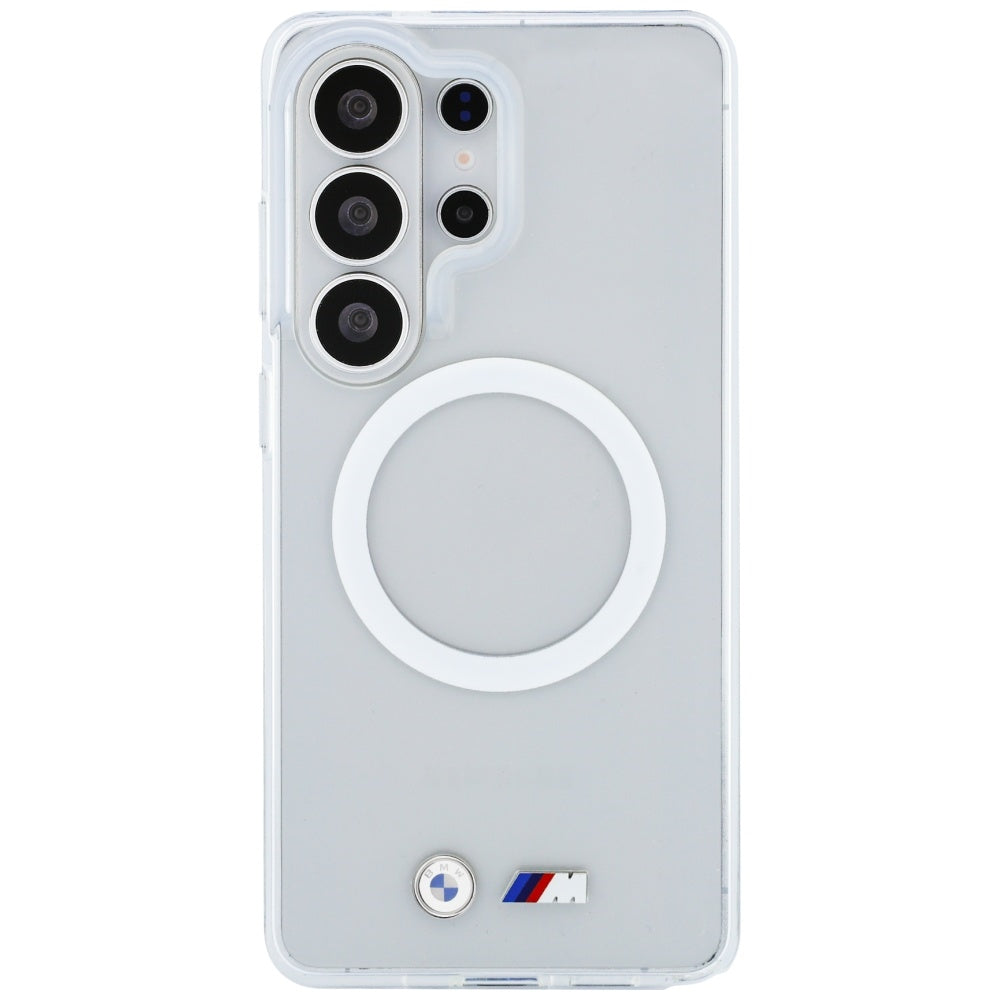 BMW IML smūgiams atsparus metalinis logotipas MagSafe Dėklas, skirtas Samsung Galaxy S26 Ultra - Transparent