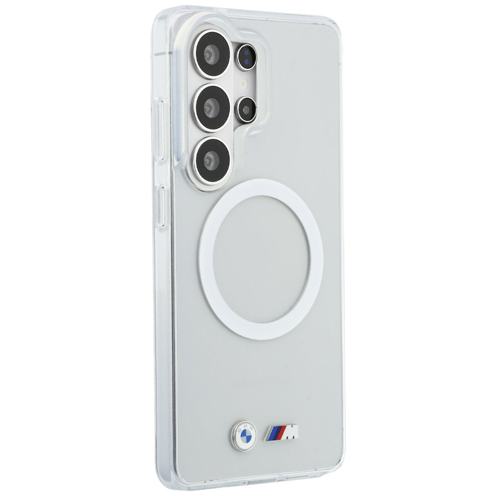 BMW IML smūgiams atsparus metalinis logotipas MagSafe Dėklas, skirtas Samsung Galaxy S26 Ultra - Transparent