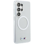 BMW IML smūgiams atsparus metalinis logotipas MagSafe Dėklas, skirtas Samsung Galaxy S26 Ultra - Transparent