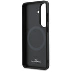 BMW Leather Hot Stamp MagSafe Dėklas, skirtas Samsung Galaxy S26 - Black