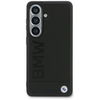BMW Leather Hot Stamp MagSafe Dėklas, skirtas Samsung Galaxy S26 Plus - Black