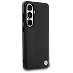 BMW Leather Hot Stamp MagSafe Dėklas, skirtas Samsung Galaxy S26 Plus - Black