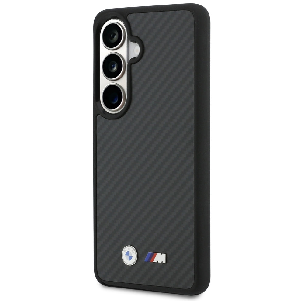 BMW M Kevlar Logo MagSafe dėklas Samsung Galaxy S26 - Juodas -- Samsung Galaxy S26