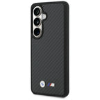 BMW M Kevlar Logo MagSafe dėklas Samsung Galaxy S26 - Juodas -- Samsung Galaxy S26