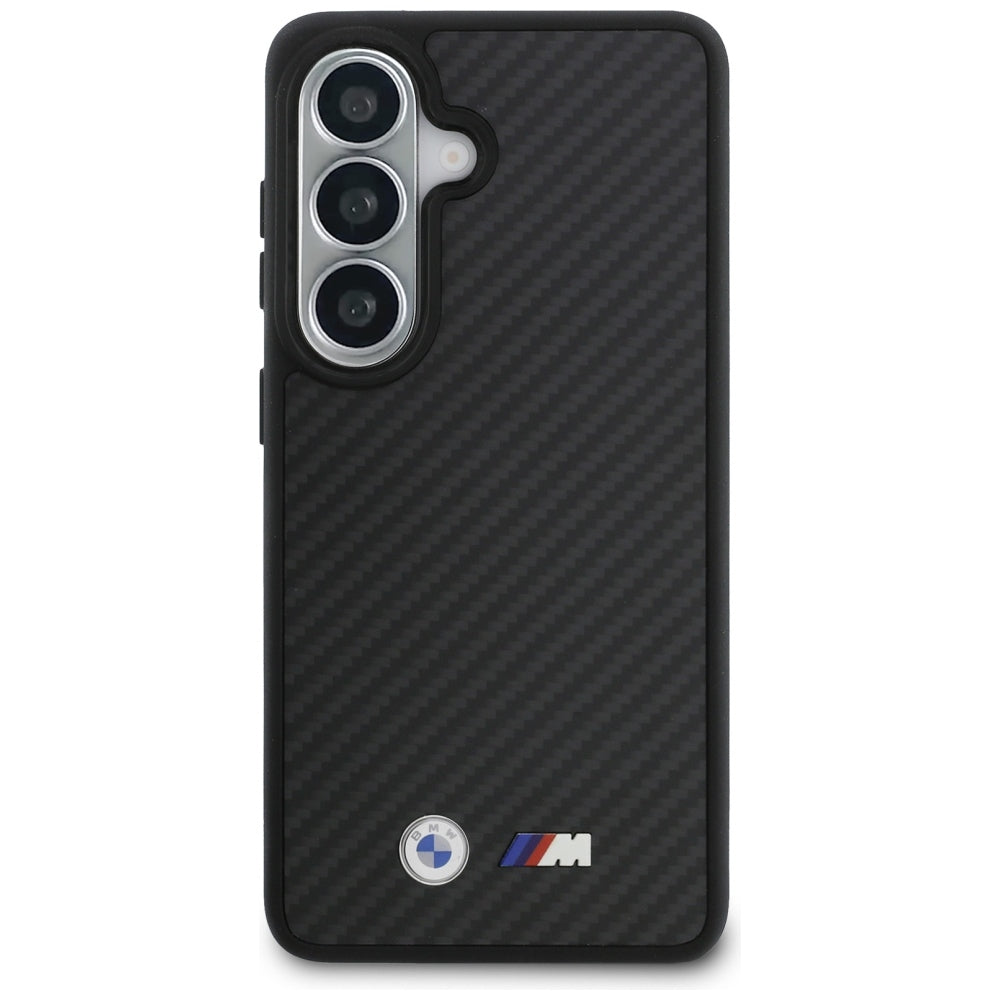 BMW M Kevlar Logo MagSafe dėklas Samsung Galaxy S26 - Juodas -- Samsung Galaxy S26