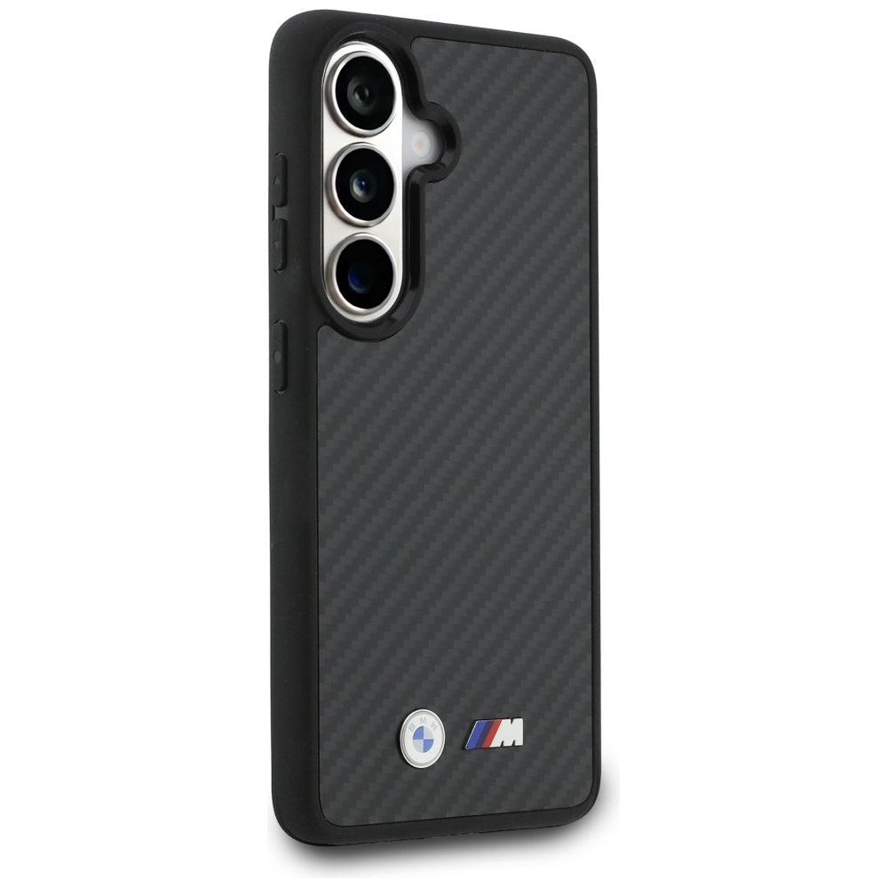 BMW M Kevlar Logo MagSafe dėklas Samsung Galaxy S26 - Juodas -- Samsung Galaxy S26