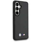 BMW M Kevlar Logo MagSafe dėklas Samsung Galaxy S26 - Juodas -- Samsung Galaxy S26