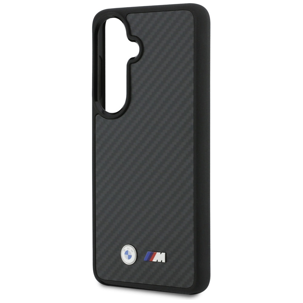 BMW M Kevlar Logo MagSafe dėklas Samsung Galaxy S26 - Juodas -- Samsung Galaxy S26