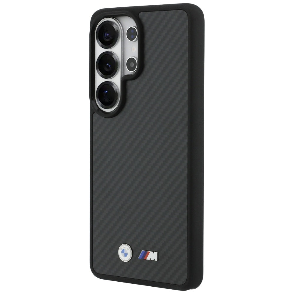 BMW M Kevlar logotipas MagSafe Dėklas, skirtas Samsung Galaxy S26 Ultra - Black