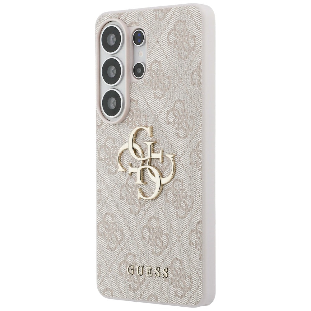 Guess 4G Big Metal Logo dėklas Samsung Galaxy S26 Ultra - Rožinis -- Samsung Galaxy S26 Ultra