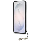 Guess 4G Classic Logo Charm MagSafe dėklas Samsung Galaxy S26 - Rudas -- Samsung Galaxy S26