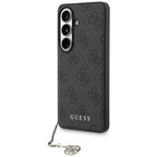 Guess 4G Classic Logo Charm MagSafe dėklas Samsung Galaxy S26 - Juodas -- Samsung Galaxy S26