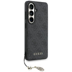 Guess 4G Classic Logo Charm MagSafe dėklas Samsung Galaxy S26 - Juodas -- Samsung Galaxy S26