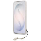 Guess 4G Classic Logo Charm MagSafe dėklas Samsung Galaxy S26 - Rožinis -- Samsung Galaxy S26