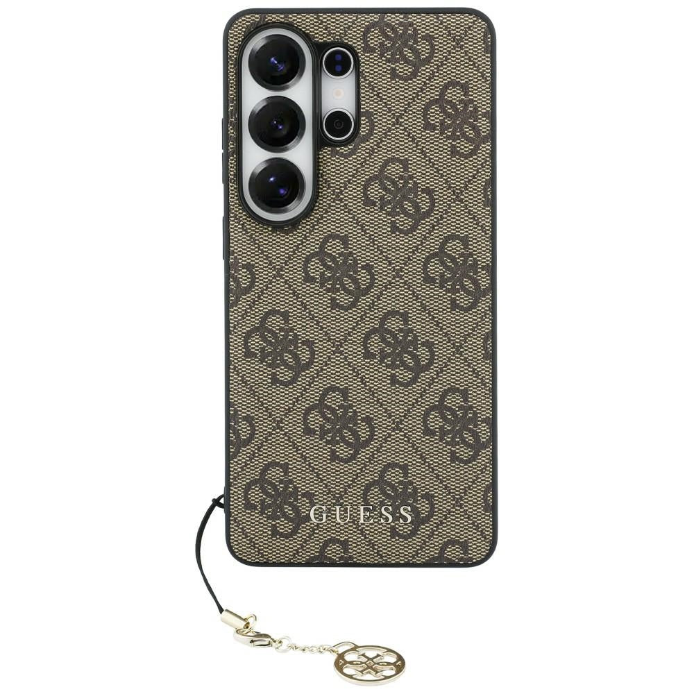 Guess 4G Classic Logo Charm MagSafe dėklas Samsung Galaxy S26 Ultra - Rudas -- Samsung Galaxy S26 Ultra