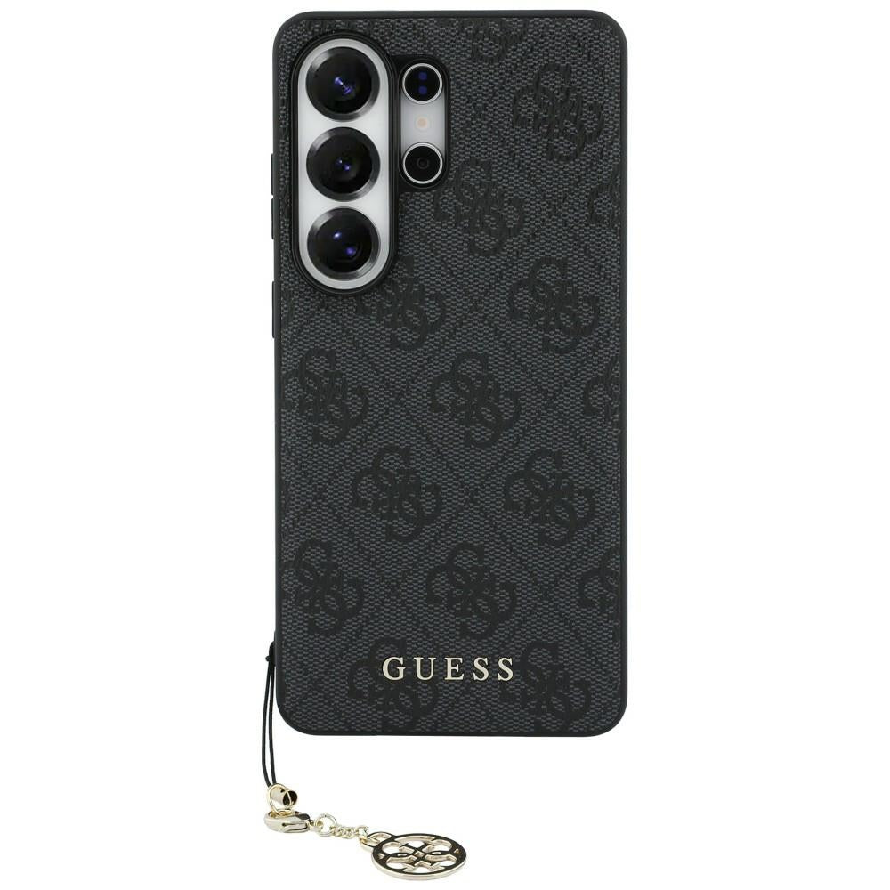 Guess 4G Classic Logo Charm MagSafe dėklas Samsung Galaxy S26 Ultra - juodas -- Samsung Galaxy S26 Ultra