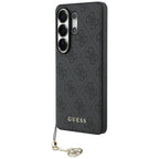 Guess 4G Classic Logo Charm MagSafe dėklas Samsung Galaxy S26 Ultra - juodas -- Samsung Galaxy S26 Ultra
