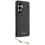 Guess 4G Classic Logo Charm MagSafe dėklas Samsung Galaxy S26 Ultra - juodas -- Samsung Galaxy S26 Ultra
