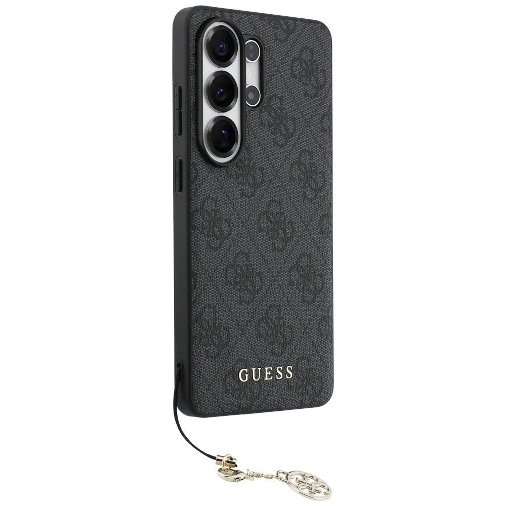 Guess 4G Classic Logo Charm MagSafe dėklas Samsung Galaxy S26 Ultra - juodas -- Samsung Galaxy S26 Ultra