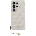 Guess 4G Classic Logo Charm MagSafe dėklas Samsung Galaxy S26 Ultra - rožinis -- Samsung Galaxy S26 Ultra