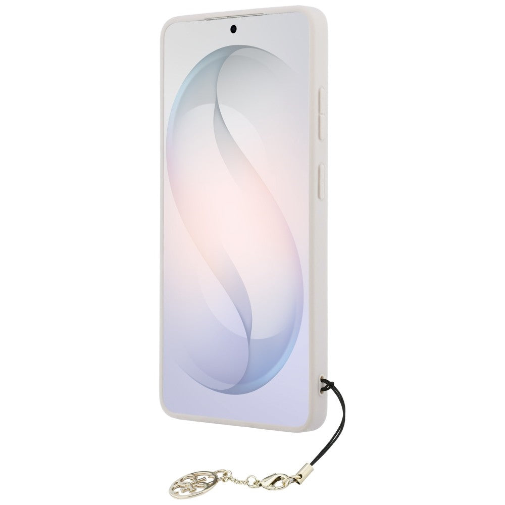 Guess 4G Classic Logo Charm MagSafe dėklas Samsung Galaxy S26 Ultra - rožinis -- Samsung Galaxy S26 Ultra