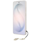 Guess 4G Classic Logo Charm MagSafe dėklas Samsung Galaxy S26 Ultra - rožinis -- Samsung Galaxy S26 Ultra