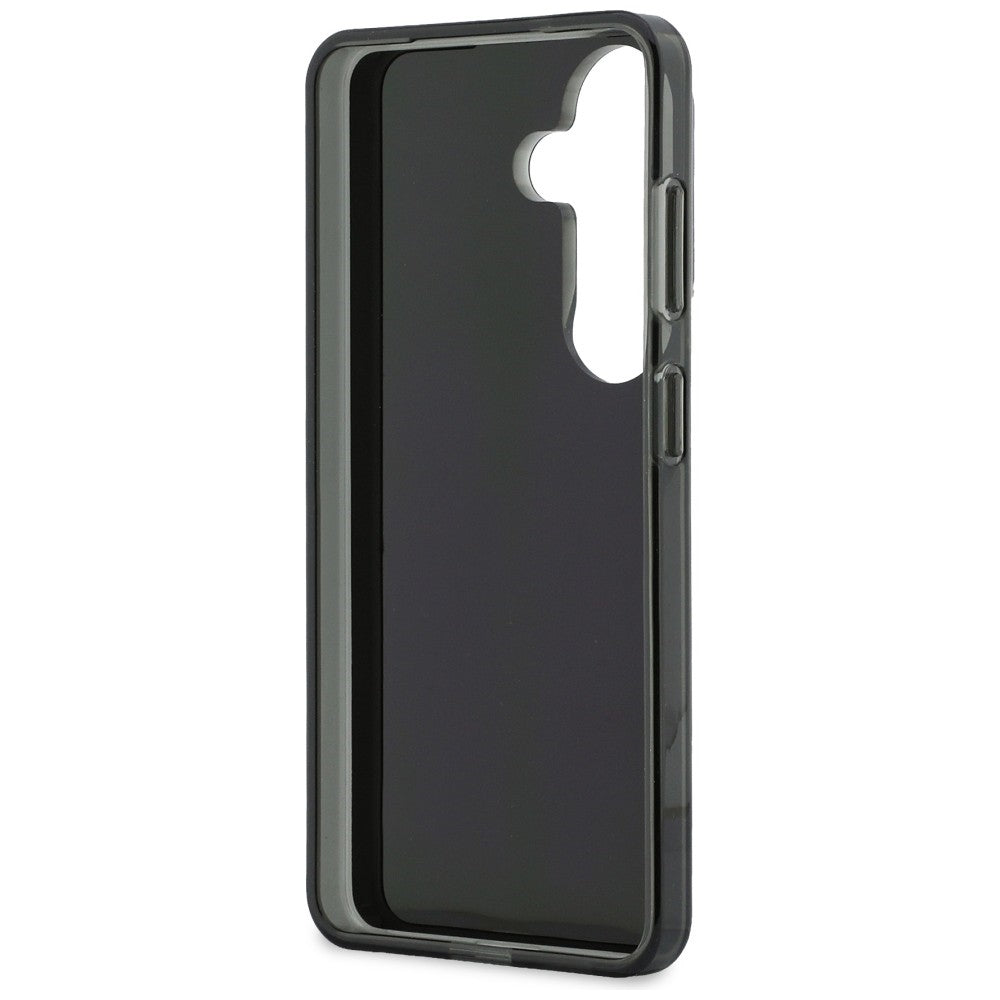 Guess IML Big Metal 4G Script dėklas, skirtas Samsung Galaxy S26 - black