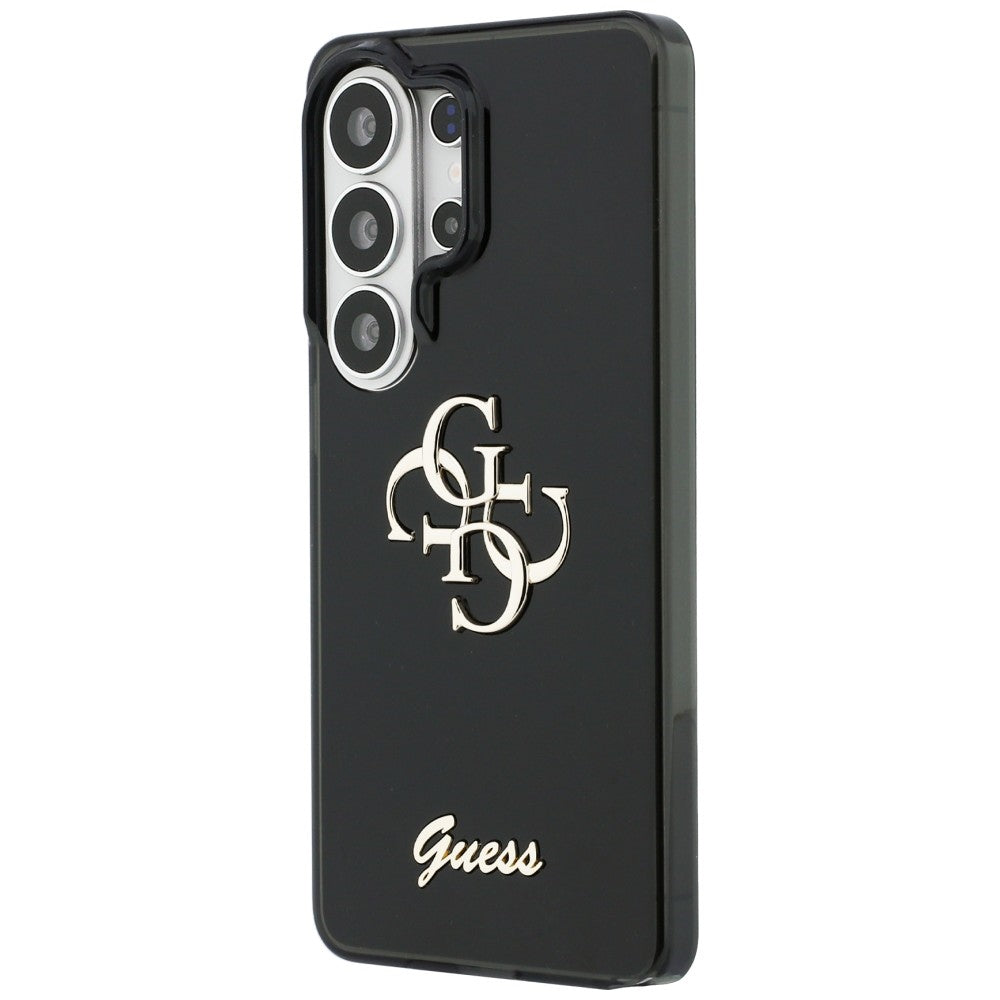 Guess IML Big Metal 4G Script dėklas, skirtas Samsung Galaxy S26 Ultra - black