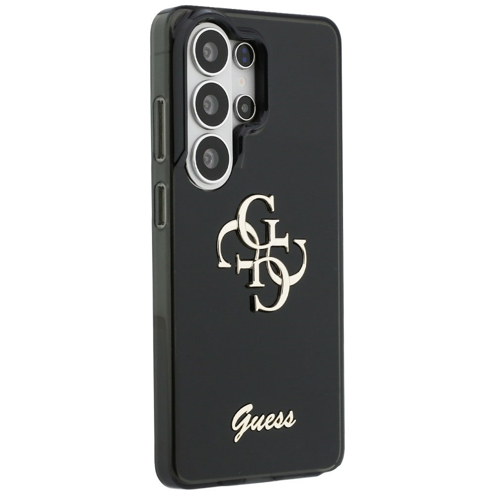 Guess IML Big Metal 4G Script dėklas, skirtas Samsung Galaxy S26 Ultra - black