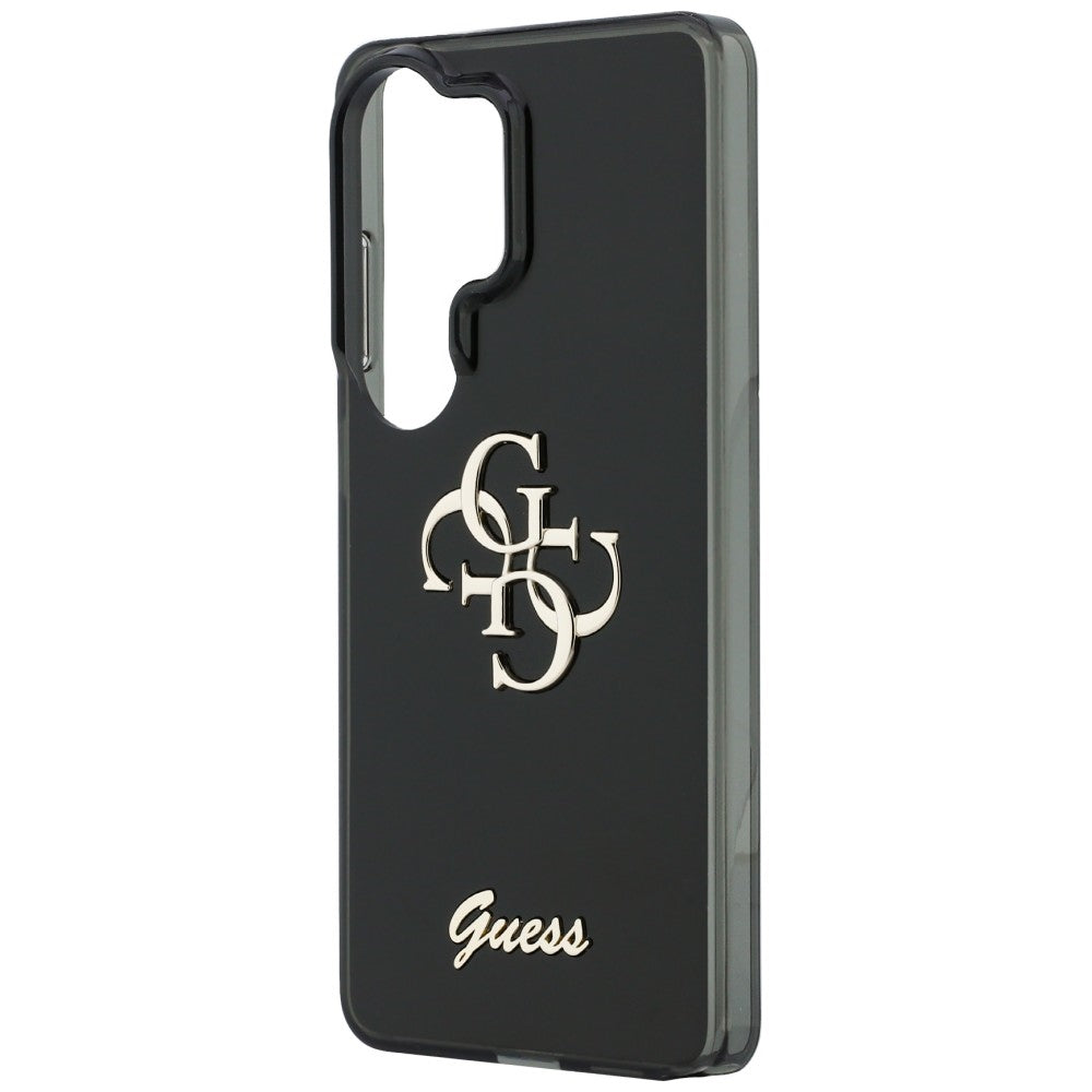 Guess IML Big Metal 4G Script dėklas, skirtas Samsung Galaxy S26 Ultra - black