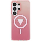 Guess IML gradiento trikampis MagSafe Dėklas, skirtas Samsung Galaxy S26 Ultra - Pink