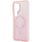 Guess IML gradiento trikampis MagSafe Dėklas, skirtas Samsung Galaxy S26 Ultra - Pink