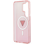 Guess IML gradiento trikampis MagSafe Dėklas, skirtas Samsung Galaxy S26 Ultra - Pink