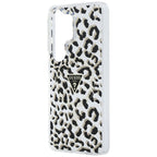 Guess IML Leopard Print Triangle MagSafe dėklas Samsung Galaxy S26 Ultra - Juodas -- Samsung Galaxy S26 Ultra
