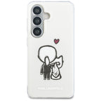 Karl Lagerfeld IML Karl&amp;Choupette MagSafe dėklas Samsung Galaxy S26 - skaidrus -- Samsung Galaxy S26
