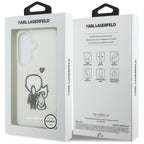 Karl Lagerfeld IML Karl&amp;Choupette MagSafe dėklas Samsung Galaxy S26 - skaidrus -- Samsung Galaxy S26