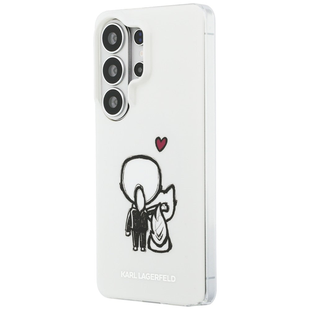 Karl Lagerfeld IML Karl&amp;Choupette MagSafe dėklas Samsung Galaxy S26 Ultra - skaidrus -- Samsung Galaxy S26 Ultra