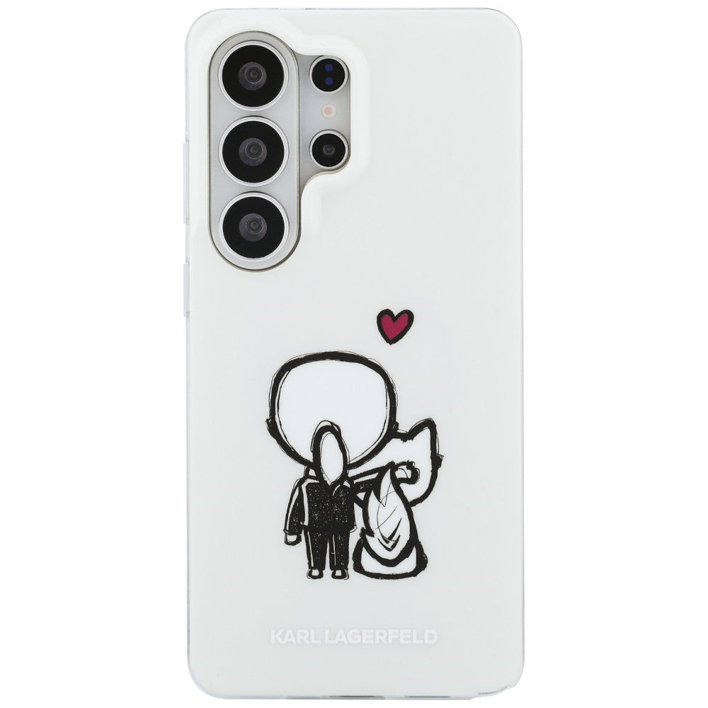 Karl Lagerfeld IML Karl&amp;Choupette MagSafe dėklas Samsung Galaxy S26 Ultra - skaidrus -- Samsung Galaxy S26 Ultra