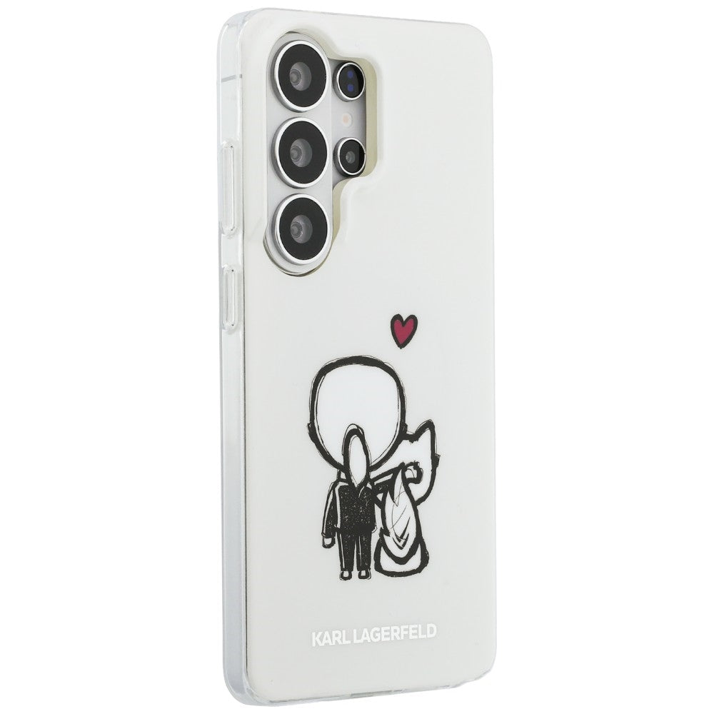 Karl Lagerfeld IML Karl&amp;Choupette MagSafe dėklas Samsung Galaxy S26 Ultra - skaidrus -- Samsung Galaxy S26 Ultra