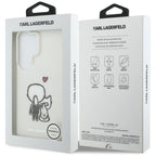 Karl Lagerfeld IML Karl&amp;Choupette MagSafe dėklas Samsung Galaxy S26 Ultra - skaidrus -- Samsung Galaxy S26 Ultra