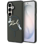 Karl Lagerfeld IML KC Script MagSafe dėklas Samsung Galaxy S26 - juodas -- Samsung Galaxy S26