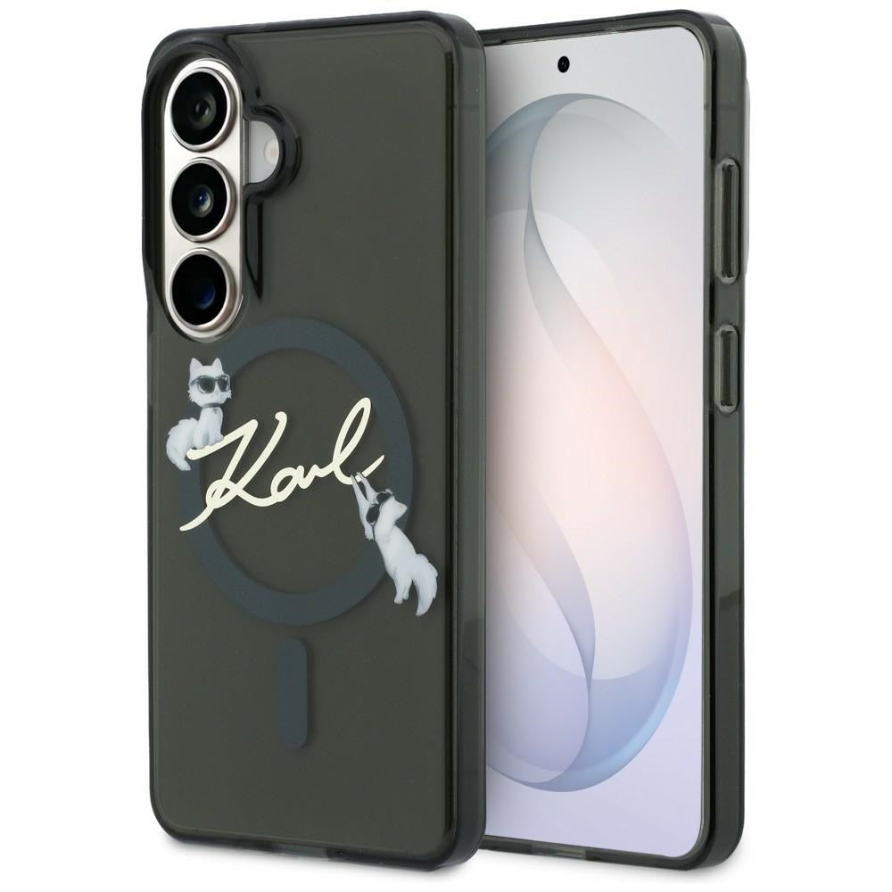 Karl Lagerfeld IML KC Script MagSafe Dėklas, skirtas Samsung Galaxy S26 Plus - Black
