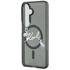Karl Lagerfeld IML KC Script MagSafe Dėklas, skirtas Samsung Galaxy S26 Plus - Black
