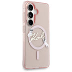 Karl Lagerfeld IML KC Script MagSafe Case skirtas Samsung Galaxy S26 – Rožinė -- Samsung Galaxy S26