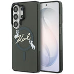 Karl Lagerfeld IML KC Script MagSafe dėklas Samsung Galaxy S26 Ultra - Juodas -- Samsung Galaxy S26 Ultra
