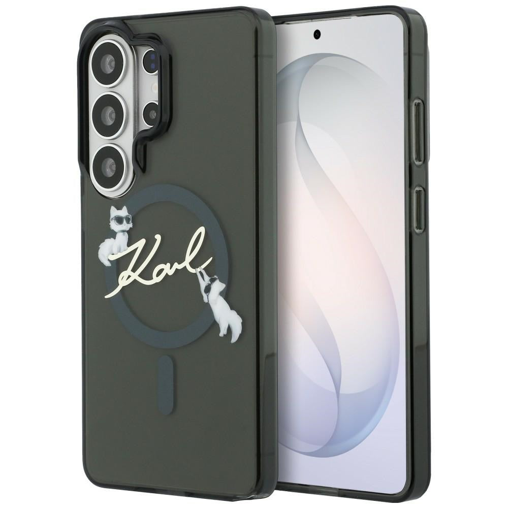 Karl Lagerfeld IML KC Script MagSafe dėklas Samsung Galaxy S26 Ultra - Juodas -- Samsung Galaxy S26 Ultra