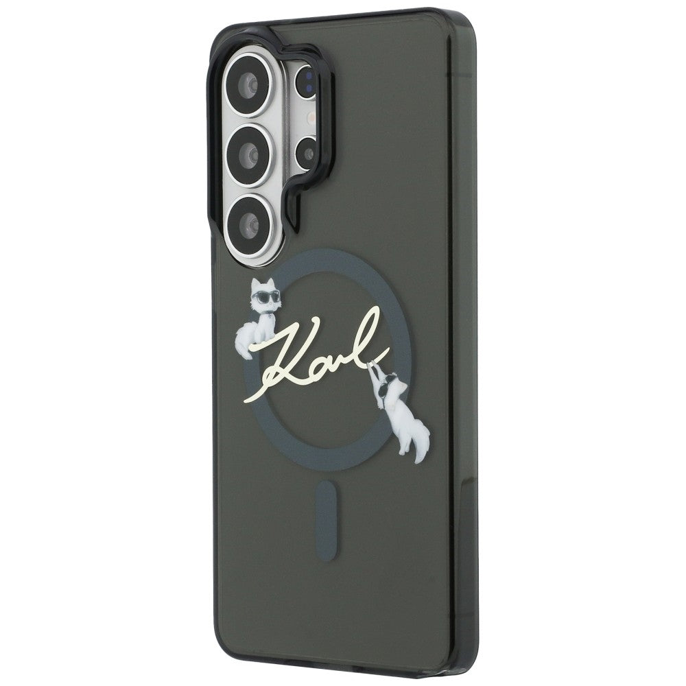 Karl Lagerfeld IML KC Script MagSafe dėklas Samsung Galaxy S26 Ultra - Juodas -- Samsung Galaxy S26 Ultra
