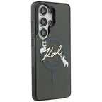 Karl Lagerfeld IML KC Script MagSafe dėklas Samsung Galaxy S26 Ultra - Juodas -- Samsung Galaxy S26 Ultra