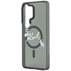 Karl Lagerfeld IML KC Script MagSafe dėklas Samsung Galaxy S26 Ultra - Juodas -- Samsung Galaxy S26 Ultra